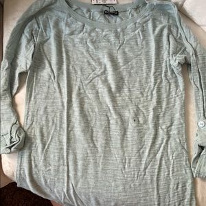 Sea foam green Express sweater